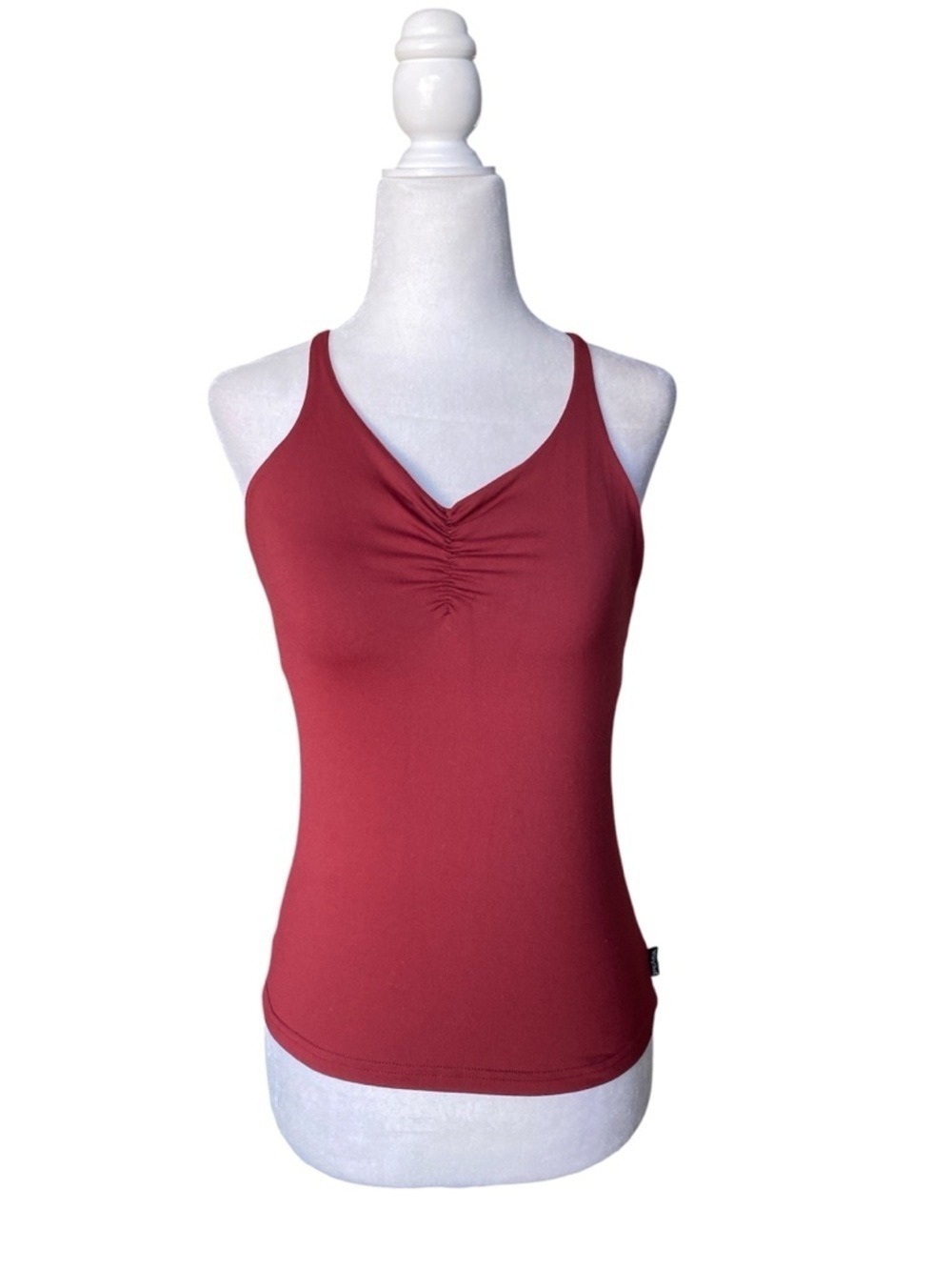 Y2K PrAnA athletic V-Neck Tank Top - Red